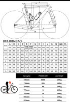 BXT Road-275 2026 Rangka Sepeda Balap Karbon T1000 Baru dengan Pemasukan Kabel Internal Penuh, Rem Cakram, Ultralight, Setang 380mm Opsional