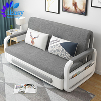 IEasy-sofá cama plegable convertible, mueble moderno y funcional para sala de estar, individual, futón