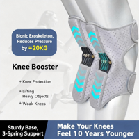 Exosquelette de marche pour personnes âgées, support à 3 ressorts, soulagement de la pression 20 kg, aide à la montée d'escaliers et au transport d'objets, soutien rotulien