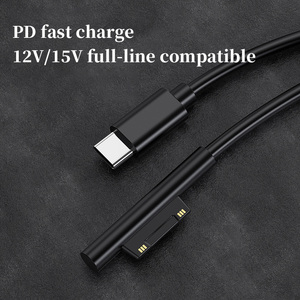For Microsoft Surface Pro 3 4 5 6 Go Power Supply Type <strong>C</strong> DC PD Fast Charging Cable 15V 4A 65W 102W for Surface Pro 3/4/5/6/7/GO - Product Image 4