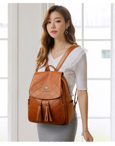 Women Shoulder Bags School Bags for Teenager Girls Rucksack <b>Large</b> Capacity Travel <b>Backpack</b> Bolsas Designer Quilting <b>Backpacks</b> - Product Image 2