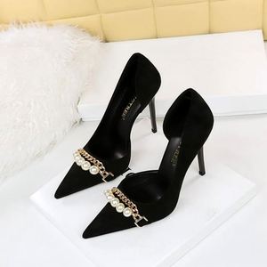 2024 Pointed Toe Stiletto Single Shoes New Fashion <strong>Baita</strong> Buckle Decorative High Heels Women Shoes Lady Footwears Shoes - Product Image 1