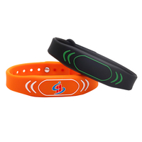 13.56mhz Réglable RFID Silicone Bracelet Proximité NFC Tag Bracelet Brassard Pour Gym Fitness Club