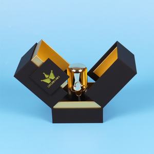 Caja de Maquillaje de Lujo Personalizada, Biodegradable, con Logotipo en Oro Rosa, Estampado en Caliente, Hecha a Mano, con Cierre Magnético Rígido de Doble Puerta - Product Image 5