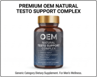 Comprimés de soutien pour hommes OEM, 60 unités - Extrait de Horny Goat Weed pour améliorer l'endurance, la vitalité et l'énergie, complément de santé pour adultes