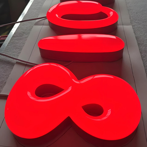 Crystal Jelly Acrylic Letters For Business With 3D LED Illuminated Effect And Custom Logo Signage Made In China