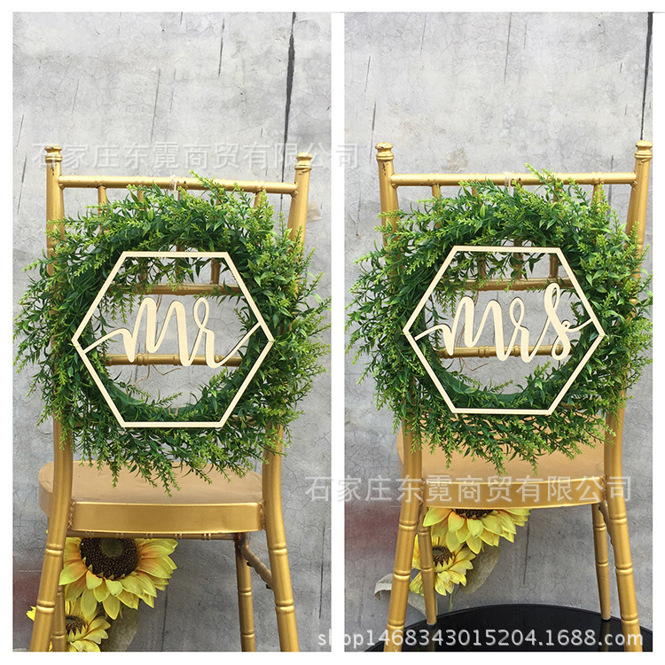 Bride And Groom Chair Back Decoration Fauteuil Mariage Decor Wedding Decoration Chairs