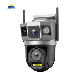 Gran oferta impermeable Wifi/4G Cctv Smart Home al aire libre Ptz lente Dual al aire libre Wifi cámara de seguridad en línea <span class=keywords><strong>V380</strong></span> Pro App Cámara IP - Product Image 1