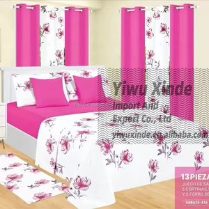 Rèm Cửa Và Ga Trải Giường Bộ Ga Trải Giường Và Rèm Giá Rẻ Bộ Ga Trải Giường 12 Món Kèm Rèm Ga Trải Giường Vừa Vặn Hoạt Hình <span class=keywords><strong>Anime</strong></span> - Product Image 3