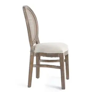 New Product Factory Customized Luxury Durable Solid Wood Dinning Chairs elegant solid wood seat wooden dinning chair