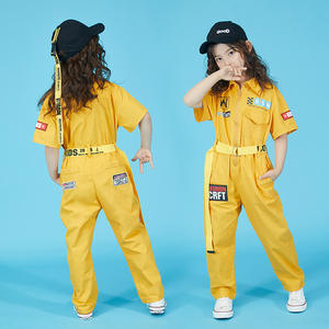 Vêtements de <span class=keywords><strong>Jazz</strong></span> pour enfants Salopette Barboteuses Vêtements Hip Hop pour garçons Costumes pour filles Costume de vol de carrière pour enfants - Product Image 5