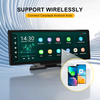 10.26 pouces Android 13 voiture DVR GPS sans fil Carplay Android Auto enregistreur vidéo 24h Parking moniteur télécommande lecteur de tableau de bord