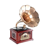Exportez un gramophone vintage de qualité pour la décoration de bureau et de table à domicile du fabricant et fournisseur indien