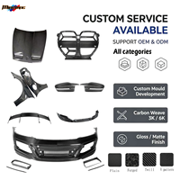 Bodykit Serat Karbon Kering Gaya DK untuk Lamborghini Revuelto 2025 Lip Depan Side Skirt Diffuser Belakang Aksesoris Modifikasi Mobil