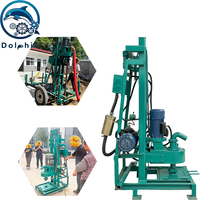 Foreuse hydraulique monophasée 220V 3KW pour puits d'eau, machine de forage domestique pour puits profonds