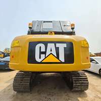 Excavatrice Caterpillar 320D d'occasion, d'origine japonaise, 20 tonnes, sur chenilles, pour travaux de construction lourds, excavatrice hydraulique