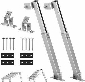 Rak Panel Surya Fatroy Price, Rak Punggung yang Dapat Disesuaikan untuk Atap Seng Miring, Galvanis Celup Panas, Sistem Pemasangan Panel Surya Bergaransi 10 Tahun - Product Image 5
