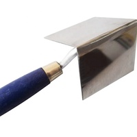Gomme d'angle intérieure et extérieure truelle cloison sèche outil d'angle parfait acier inoxydable 90 degrés couteau de truelle à Angle droit livraison directe