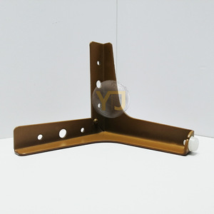 Wood Grain Brown Metal Furniture <b>Legs</b> 100MM 130MM 150MM 170MM Heavy Duty Midcentury <b>Sofa</b> Table <b>Legs</b> - Product Image 3