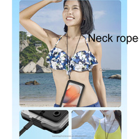 Funda para Teléfono Deportiva con Diseño de Armadura, Resistente al Agua IPX8 15m, con Pantalla Táctil para Buceo, Snorkel, Surf y Natación, 2025