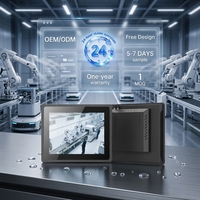 Panel PC Industrial Todo en Uno de 17 y 19 Pulgadas, Sin Ventilador, Pantalla Táctil Integrada, X86 I3 I5 I7, IP65 Resistente al Agua, 1280x1024, HMI Automatización