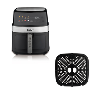 Freidora de Aire RAF de 1350W con Gran Capacidad de 6.5L, Pantalla Táctil LED y Circulación de Calor de 360 Grados para una Cocina Familiar Inteligente sin Aceite - Product Image 4