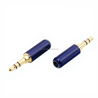Câble AUX Stéréo Double Canal 3,5 mm en Laiton avec Conception à Trois Sections et Clip Stéréo – Plusieurs Couleurs Disponibles