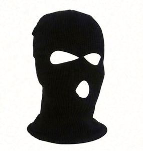 <b>Winter</b> Warm Head Men's Ski Cycling Cover Printed Face Mask Wool Knitted <b>Cap</b> Custom Logo Windproof Balaclava - Product Image 5