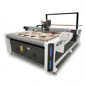 Machine de découpe de tissu semi-automatique haute vitesse REMEYA avec moteur à roulement PLC 220V/380V, garantie 5 ans, composants clés inclus - Product Image 1