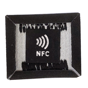 Tùy chỉnh giặt có thể giặt NFC quần áo thẻ may nhãn thêu vá chip dệt quần áo RFID nhãn dệt NFC quần áo tag - Product Image 5