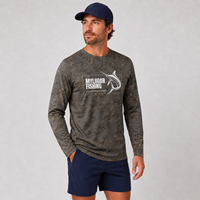 Chemise de pêche à manches longues avec logo personnalisé, protection solaire UPF 50, séchage rapide, protection UV