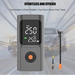 Pompe à air sans fil intelligente 12V haute pression <span class=keywords><strong>rechargeable</strong></span> en plastique avec batterie externe et lumière LED pour gonfler balles, bateaux et jouets de piscine - Product Image 5