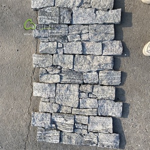 Panel de pared con forma de Z, granito gris, venas aleatorias - Product Image 2