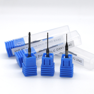 Frese dentarie laboratorio Zirconia <span class=keywords><strong>VHF</strong></span> fresatura 0.6 1.0 2.0mm lunghezza 40mm per <span class=keywords><strong>VHF</strong></span> K5 Cad Cam Open System fresatrice Zirconia - Product Image 2