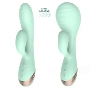 Extra Großer Kaninchenvibrator Dildo G-Punkt Vibrierende Dildos für Frauen masturbieren aufblasbarer Vibrator