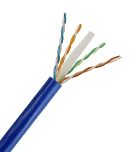 网络电缆U/UTP CAT6 23 AWG裸铜导体PCV/LSZH护套CAT6电缆