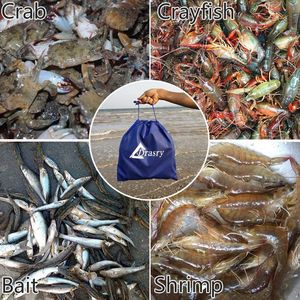 Trampa para Cangrejos y Cangrejos de Río, Red de Pesca Plegable Portátil de Polietileno Negra con Resorte Abierto - Product Image 6