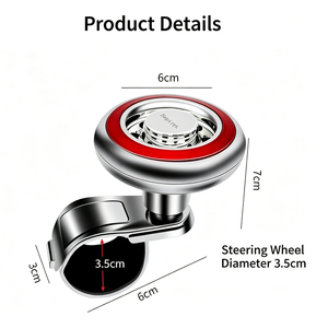 Perilla giratoria universal para volante de <span class=keywords><strong>coche</strong></span>, potenciador de fuerza con rodamiento, asistencia de giro con una mano, accesorios para interior de <span class=keywords><strong>coche</strong></span> - Product Image 6