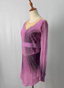 Vestido de Patinaje Artístico, Ropa de Pole Dance, <span class=keywords><strong>Disfraz</strong></span> de Baile Latino para Mujeres y Niñas, Vestidos de <span class=keywords><strong>Patinadora</strong></span>, Trajes de Competición de Patinaje y Baile, Económicos - Product Image 4