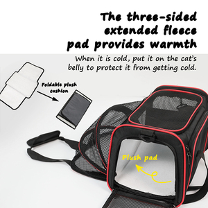 PRODIGY PET03 Sac de transport pour animaux de compagnie personnalisé de luxe, réutilisable, durable et élégant, compatible avec les sièges de qualité supérieure, sac de rangement réglable pour animaux de compagnie - Product Image 4