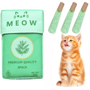 For Hot-Selling Catnip Smoke <b>Cat</b> Toy for Self-Entertainment Boredom Relief Oral Cleaning & Teething-Teaser Stick - Product Image 4