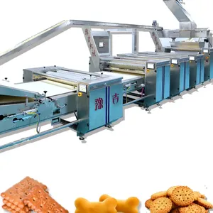 Ligne de production automatique de biscuits en gaufrettes de haute qualité durable à prix d'usine nouvelle tendance