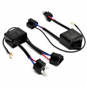 Skyearth H4 LED Conversion Controller Decoder 12V 24V Headlight Adapter Black Plastic Warning Canceller Kit for Universal Car - Product Image 2