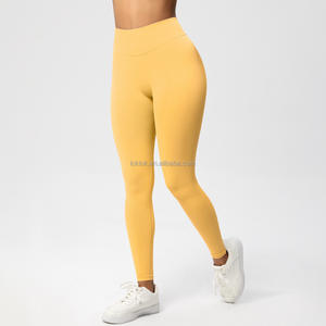 Leggings de Yoga para Mujer, Ajustados, de Secado Rápido, Sólidos, de Spandex/Nailon, Cintura Alta, Elásticos en Cuatro Direcciones, Sin Costuras, Sublimados - Product Image 2