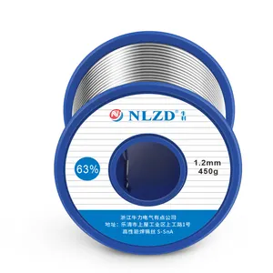 2024 NLZD vente chaude, 60/40 fil de noyau de soudure 0.8mm étanche fil d'étain soudure très peu de résidus fil de soudure/