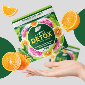 OEM Gommes pour soins du foie à base de plantes pour adultes Chardon Marie Curcuma Pissenlit-Formule traditionnelle à base de plantes pour le soutien immunitaire Essentiel - Product Image 4