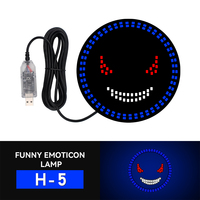Nouvelles lampes LED Demon Eyes pour pare-brise avant/arrière de voiture, étanches IP67, 12V 5W, modèle JHS-Z-26, lampes améliorées