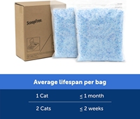 0.5mm Premium écologique litière pour chat cristal Gel de silice indicateur PH très absorbant sans poussière pour les soins de santé meilleur chat