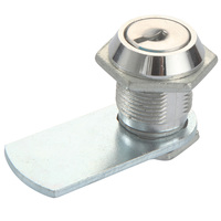 Serrure à cylindre triangulaire et à came en alliage de zinc chromé, antirouille, nickelée, pour porte d'armoire électrique, OEM