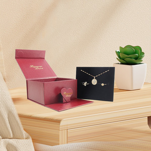 Boîte à montre en carton haut de gamme, emballage pour rouge à lèvres, boîte cadeau rouge pour bijoux, rose - Product Image 5